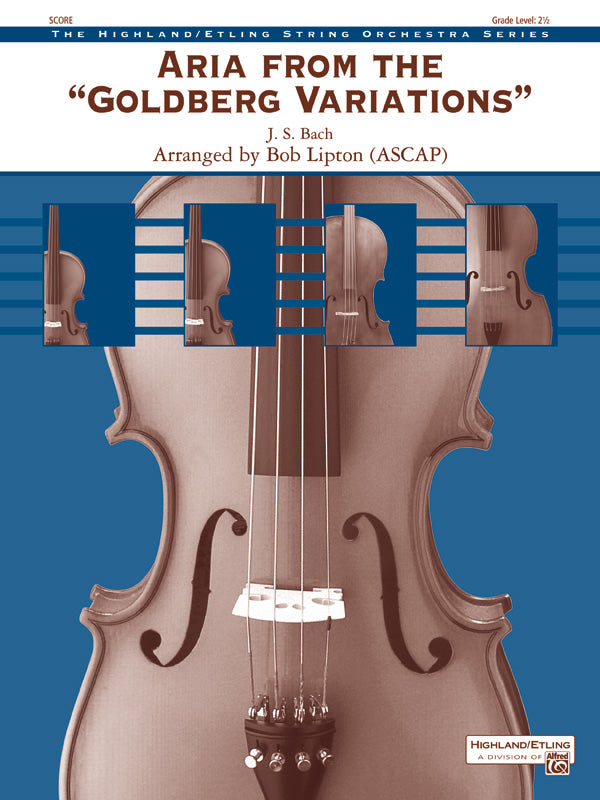 ARIA FROM THE GOLDBERG VARIATIONS SO GR2.5 BACH JS