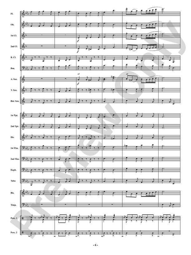 Festival of Carols in 6/8 Time - Concert Band Conductor Score & Parts (Digital Download)
