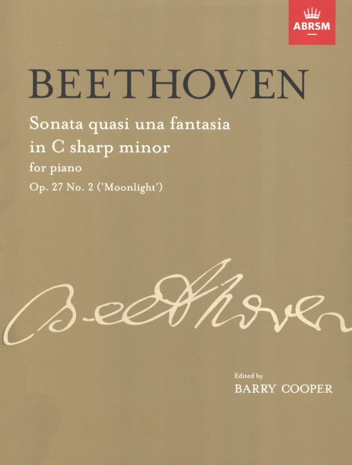 Beethoven Piano Sonata in C# Minor Op 27 No 2