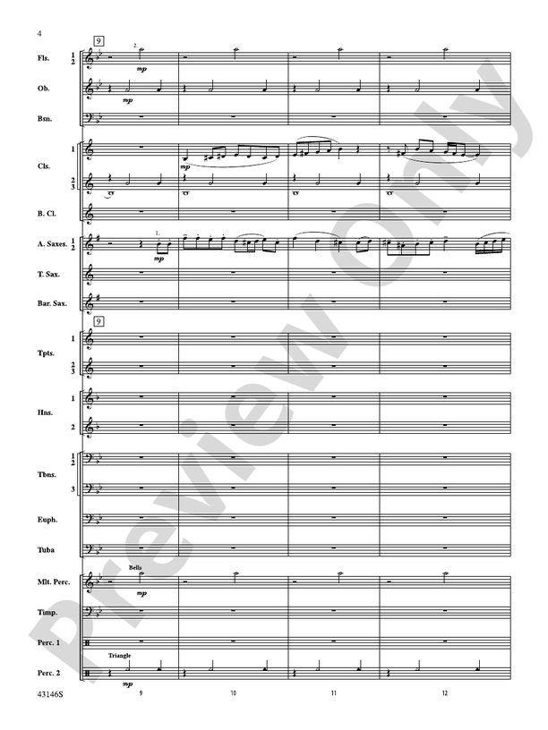 Fantasy on a Burgundian Carol - Concert Band Conductor Score & Parts (Digital Download)