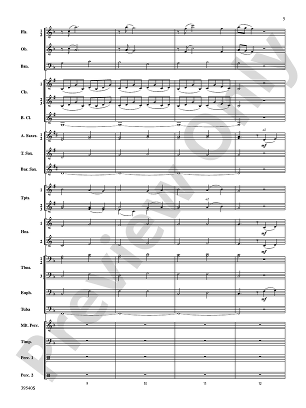 Carols from the British Isles - Concert Band Conductor Score & Parts (Digital Download)