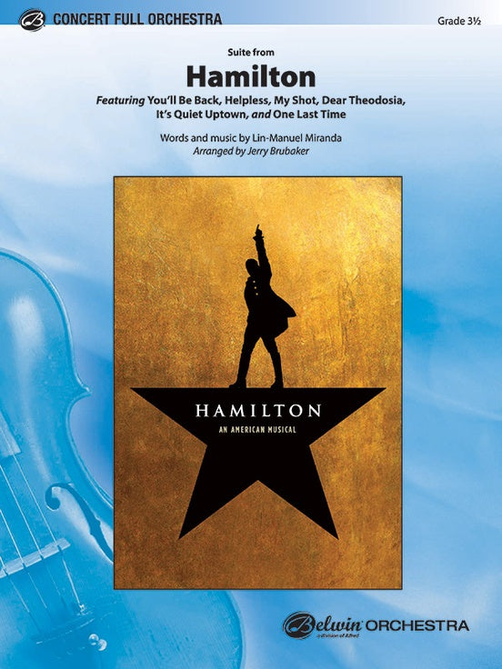 Hamilton, Suite from - Full Orchestra Conductor Score & Parts (Digital Download)