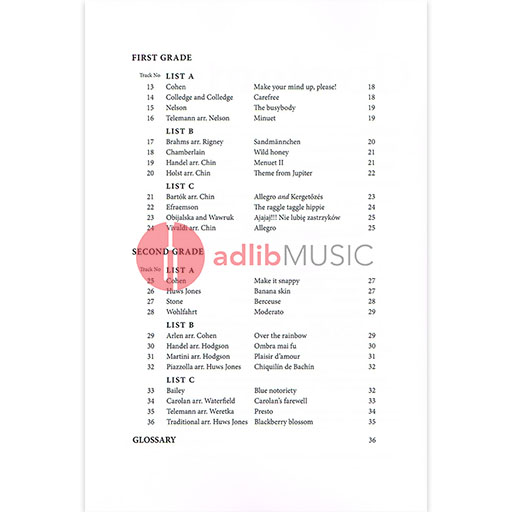 AMEB Violin Series 9 Preliminary to Grade 2 - Violin CD Recording & Handbook AMEB 1202728040