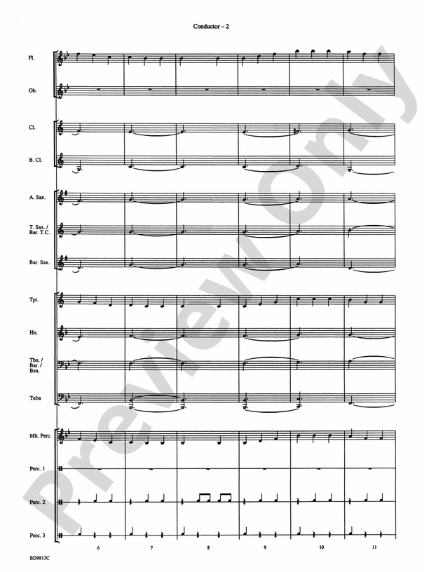 Along the Western Trail - Concert Band Conductor Score & Parts (Digital Download)