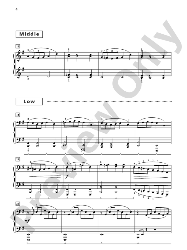 Grand Trios for Piano, Book 5: 4 Intermediate Pieces for One Piano, Six Hands  (Digital Download)