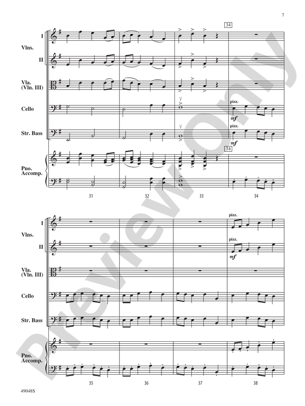 Anaconda - String Orchestra Conductor Score & Parts (Digital Download)