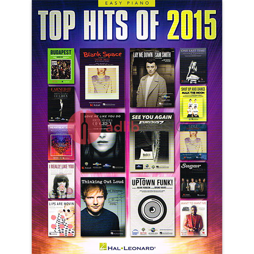 Top Hits of 2015 - Easy Piano  Hal Leonard 150034