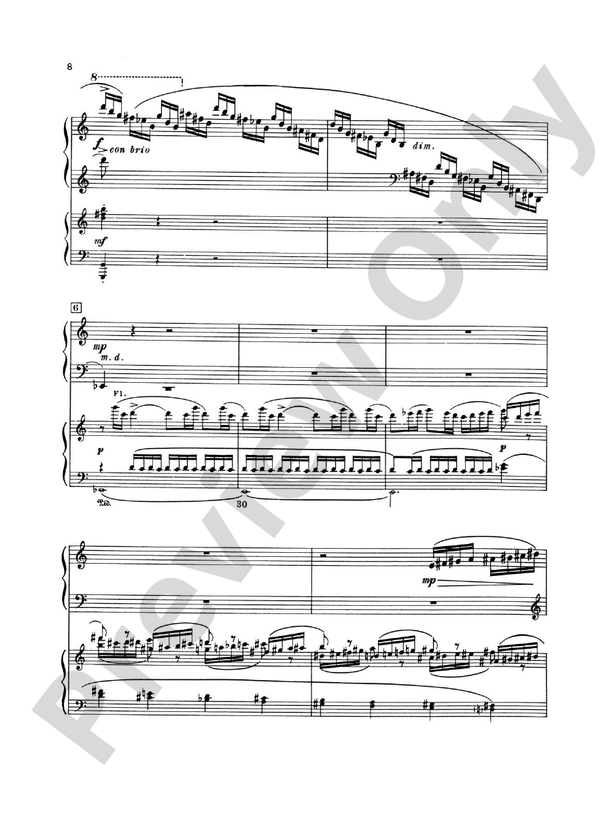 Piano Concerto No. 3 in C Major, Opus 26 - 1st Movement - 2 Pianos, 4 Hands (Digital Download)