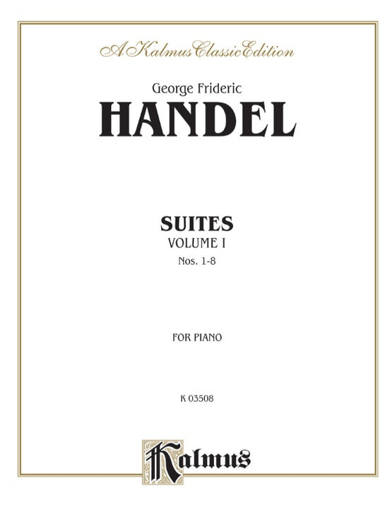 Handel - Suites (Volume I) - Piano Solo (Digital Download)