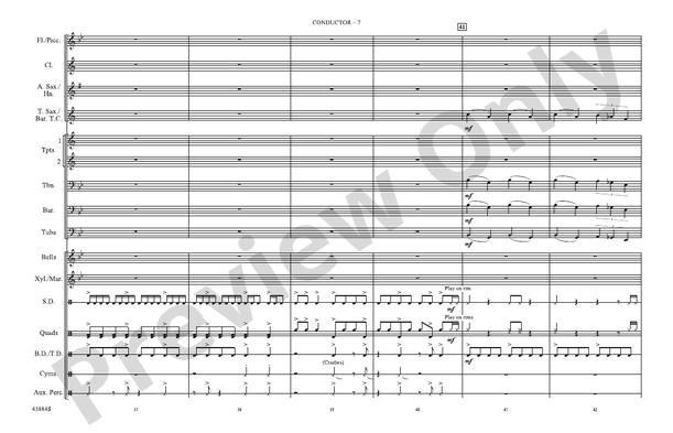 Godzilla, Part 2 – Marching Band Conductor Score & Parts (Digital Download)