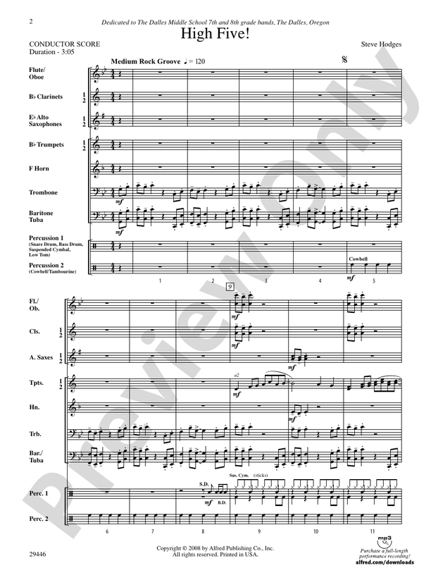High Flight - Concert Band Conductor Score & Parts (Digital Download)
