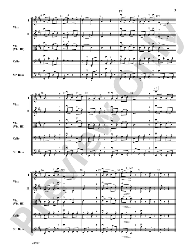 Belwin Beginning String Orchestra Kit #2 – String Orchestra Conductor Score & Parts (Digital Download)