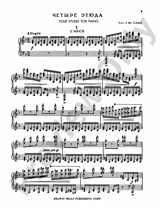 Rachmaninoff - Piano Solos (Volume I) - Piano Solo (Digital Download)