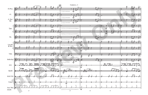 Last Friday Night (T.G.I.F.) – Marching Band Conductor Score & Parts (Digital Download)