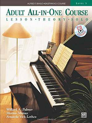 Alfred's Basic Adult All-in-One Course, Book 3 - Lesson * Theory * Solo - Amanda Vick Lethco|Morton Manus|Willard A. Palmer - Piano Alfred Music Spiral Bound
