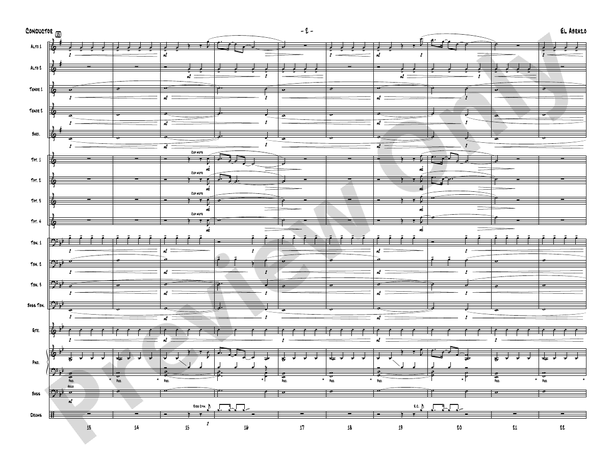 El Abrazo – Jazz Ensemble Conductor Score & Parts (Digital Download)