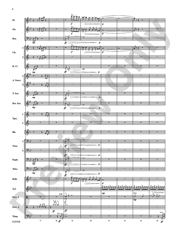 Mechanism - Concert Band Conductor Score & Parts (Digital Download)