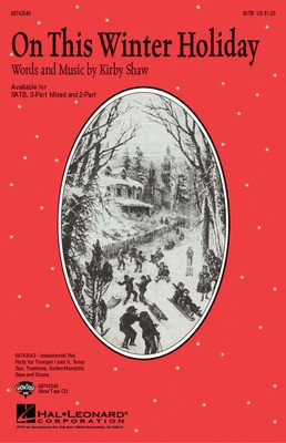 On This Winter Holiday - Kirby Shaw - 2-Part Hal Leonard Choral Score Octavo