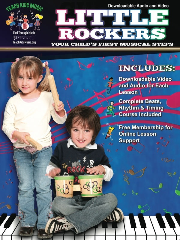 Little Rockers: Your Childs First Musical Steps - Book/Media Access Online Teach Kids Music 329801