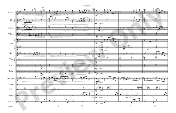 Rocket's Red Glare – Marching Band Conductor Score & Parts (Digital Download)