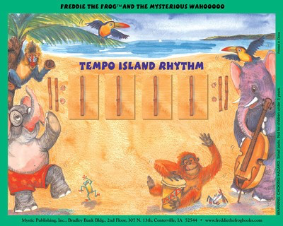 Freddie the Frog and the Mysterious Wahooooo - Magnetic Rhythm Board Set - Sharon Burch Mystic Publishing Package