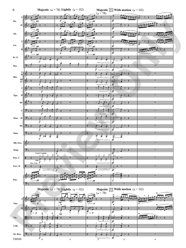 Toccata and Fugue in D Minor – Full Orchestra Conductor Score & Parts (Digital Download)