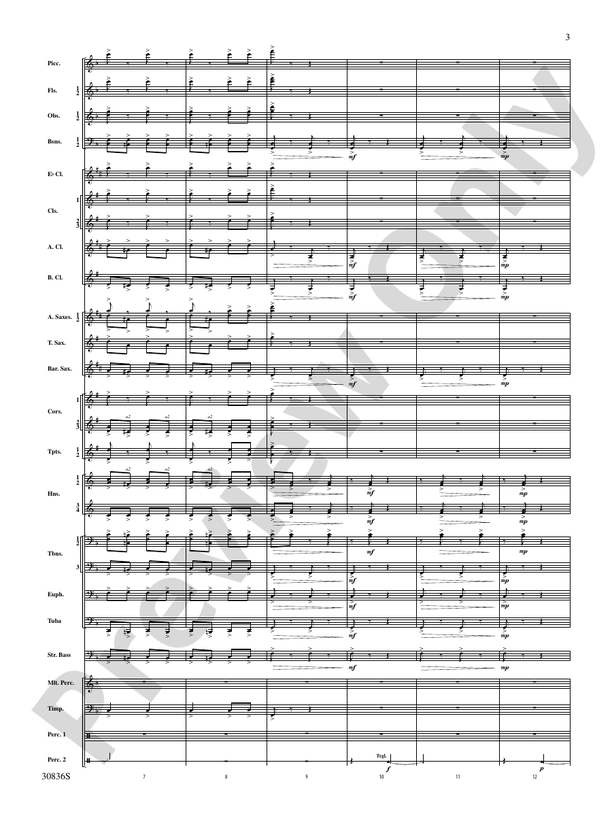 The Rakes of Mallow (from the Irish Suite) - Concert Band Conductor Score & Parts (Digital Download)