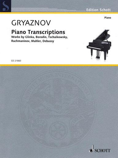 Piano Transcriptions - Piano - Various - Schott
