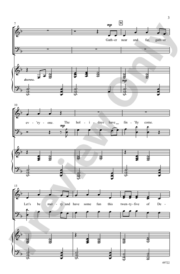 This Twenty-Five of December - SAB Choral Octavo (Digital Download)