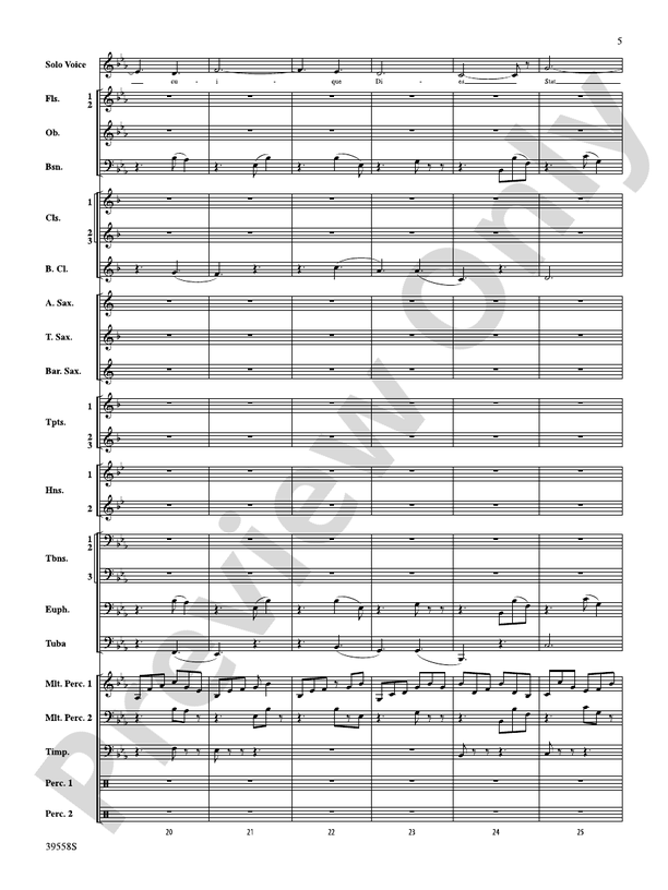 I'll Be Home for Christmas - Concert Band Conductor Score & Parts (Digital Download)