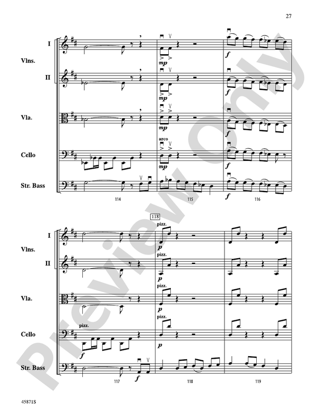 Hemispheres - String Orchestra Conductor Score & Parts (Digital Download)