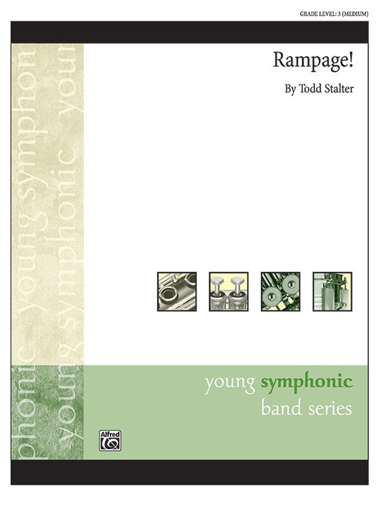 Rampage! - Concert Band Conductor Score & Parts (Digital Download)