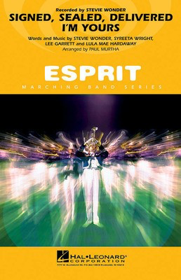 Signed, Sealed, Delivered I'm Yours - Paul Murtha Hal Leonard Score/Parts