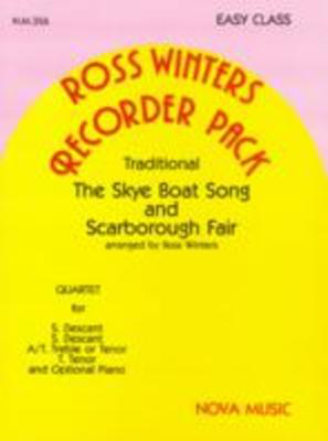 Skye Boat Song and Scarborough Fair - Traditional - Recorder Ross Winters Nova Music Recorder Quartet Parts