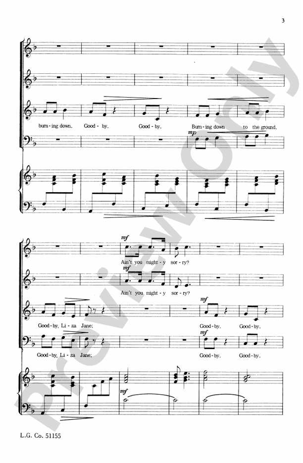 Charlottown – SATB Choral Octavo (Digital Download)