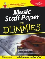 Music Staff Paper for Dummies - Various Hal Leonard