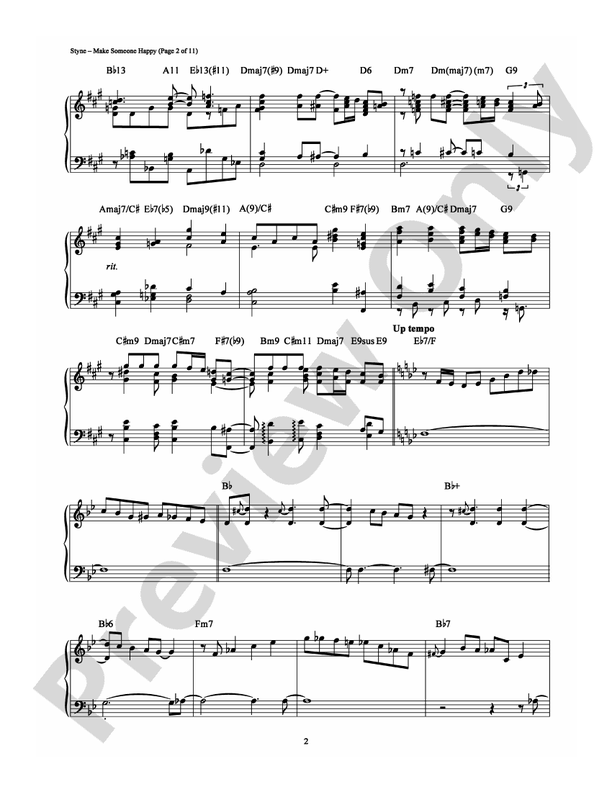 Make Someone Happy - Piano (Digital Download)