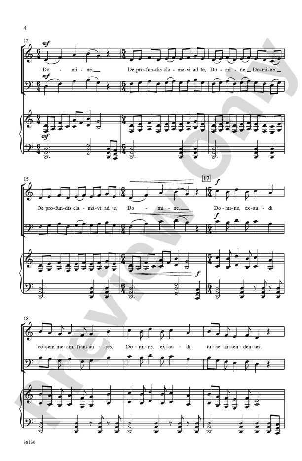De Profundis – SATB Choral Octavo (Digital Download)