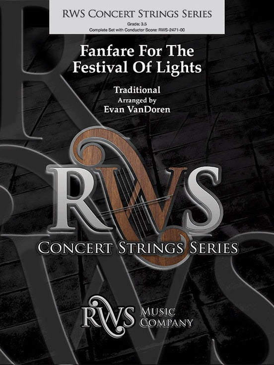 Fanfare For The Festival Of Lights - String Orchestra Conductor Score & Parts (Digital Download)
