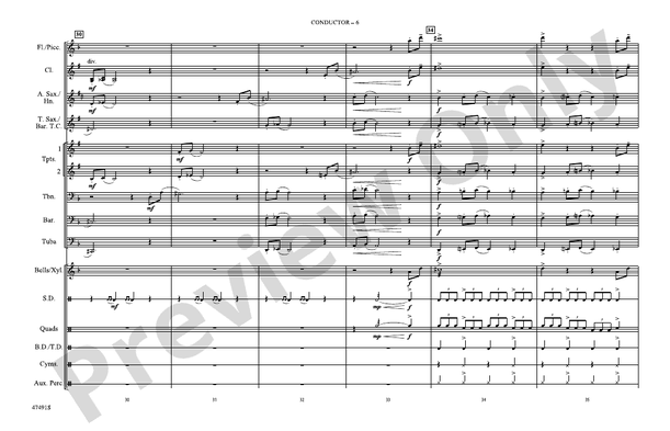 Get Smart Theme – Marching Band Conductor Score & Parts (Digital Download)