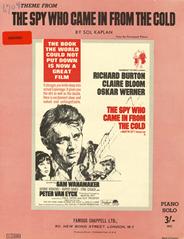 Theme From The Spy Who Came In From The Cold - Piano Solo (Digital Download)