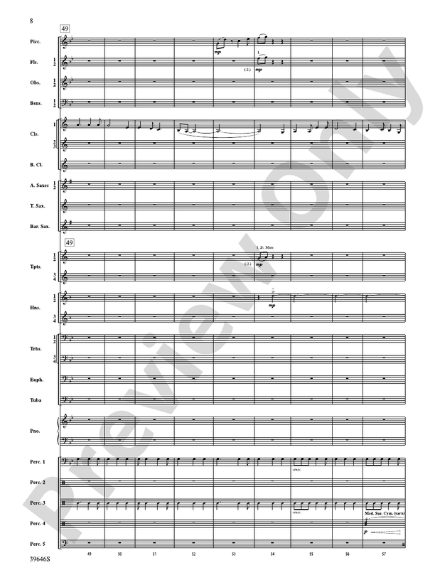Scarborough Fair (Grade 4) - Concert Band Conductor Score & Parts (Digital Download)