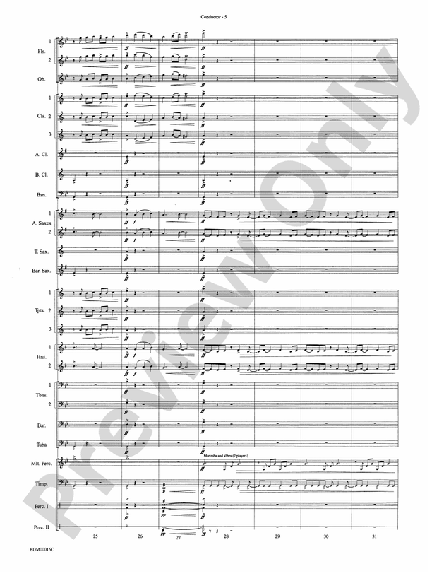 To Challenge the Sky and Heavens Above - Concert Band Conductor Score & Parts (Digital Download)