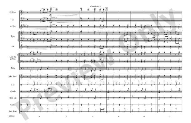 Hairspray Jam – Marching Band Conductor Score & Parts (Digital Download)