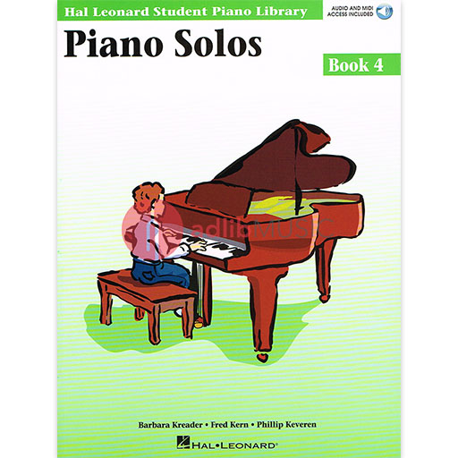 Hal Leonard Student Piano Library Piano Solos Book 4 - Piano/Audio Access Online 296571
