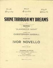 Shine Through My Dreams (from 'Glamorous Night') - Db Major Vocal/Piano (Digital Download)
