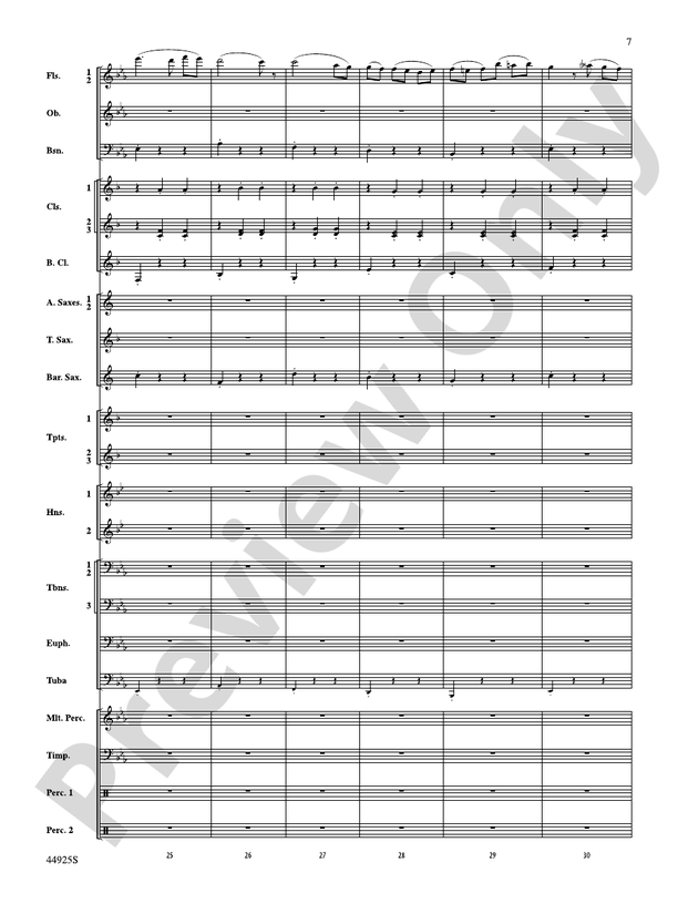 Suite from Symphonie Fantastique - Concert Band Conductor Score & Parts (Digital Download)
