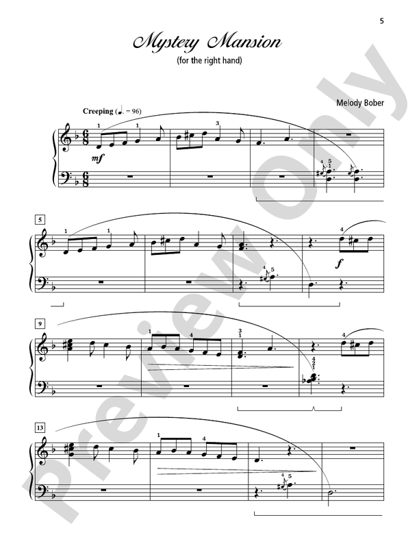 Grand One-Hand Solos for Piano, Book 4: 8 Early Intermediate Pieces for Right or Left Hand Alone - Piano Solo (Digital Download)