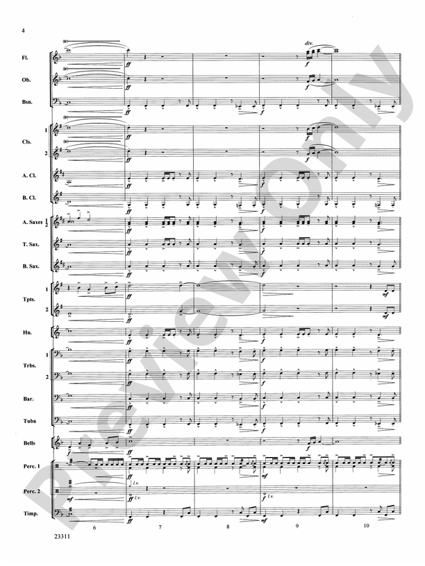 Awakened Like the Morn - Concert Band Conductor Score & Parts (Digital Download)