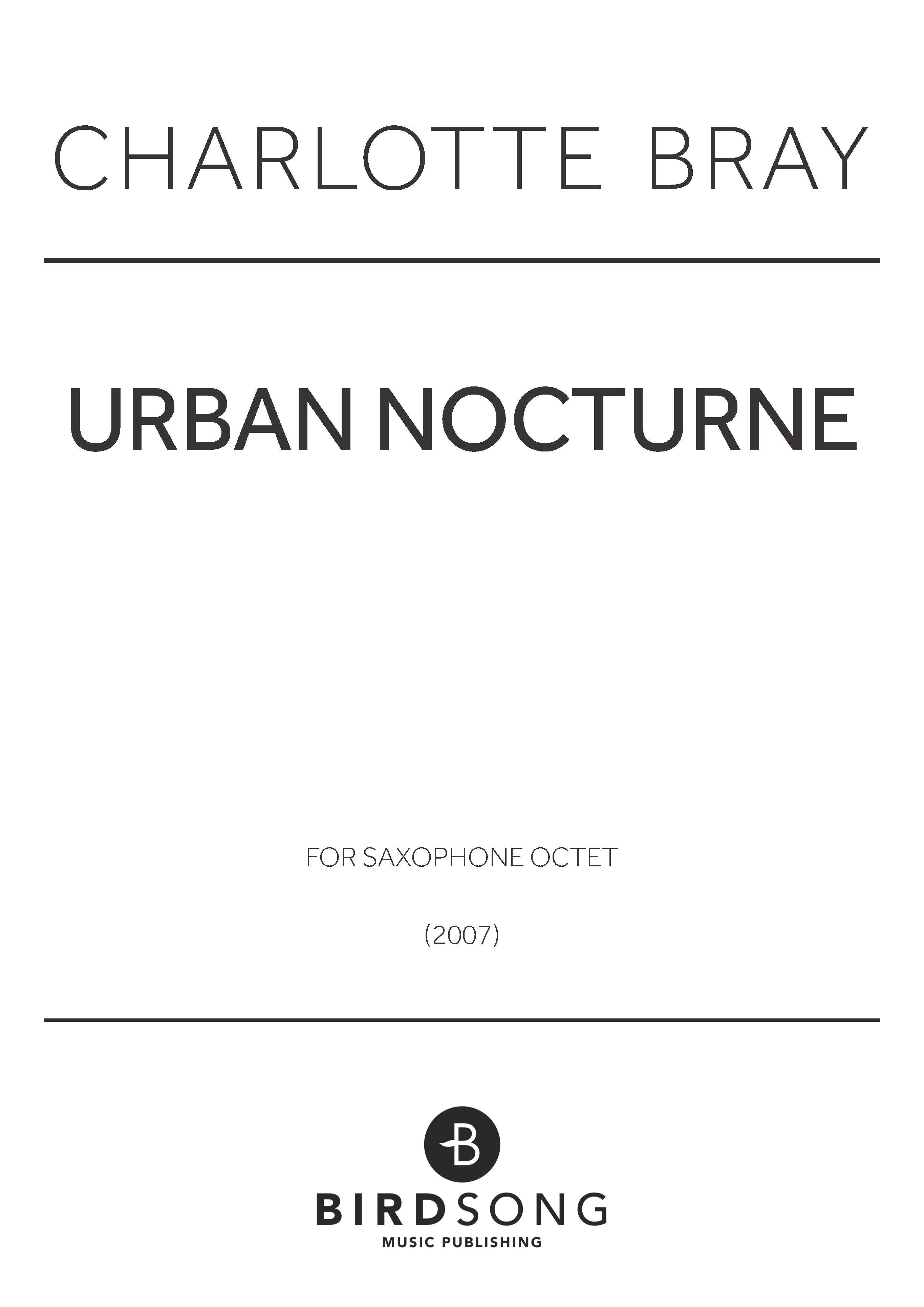 Urban Nocturne - Instrumental Ensemble (Digital Download)